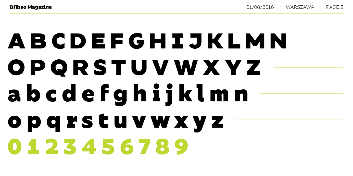 Bilbao Thin Font preview